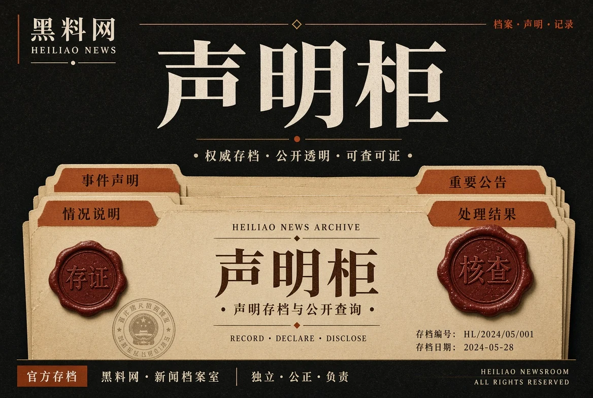 公开回应与声明主题视觉